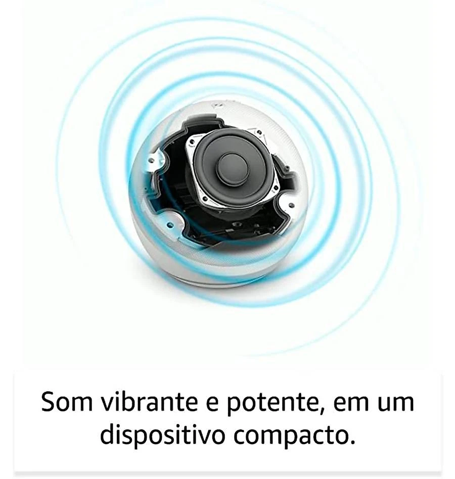Echo Dot 5ª geração Amazon, com Alexa, Smart Speaker, Azul - B09B8QFYZ2