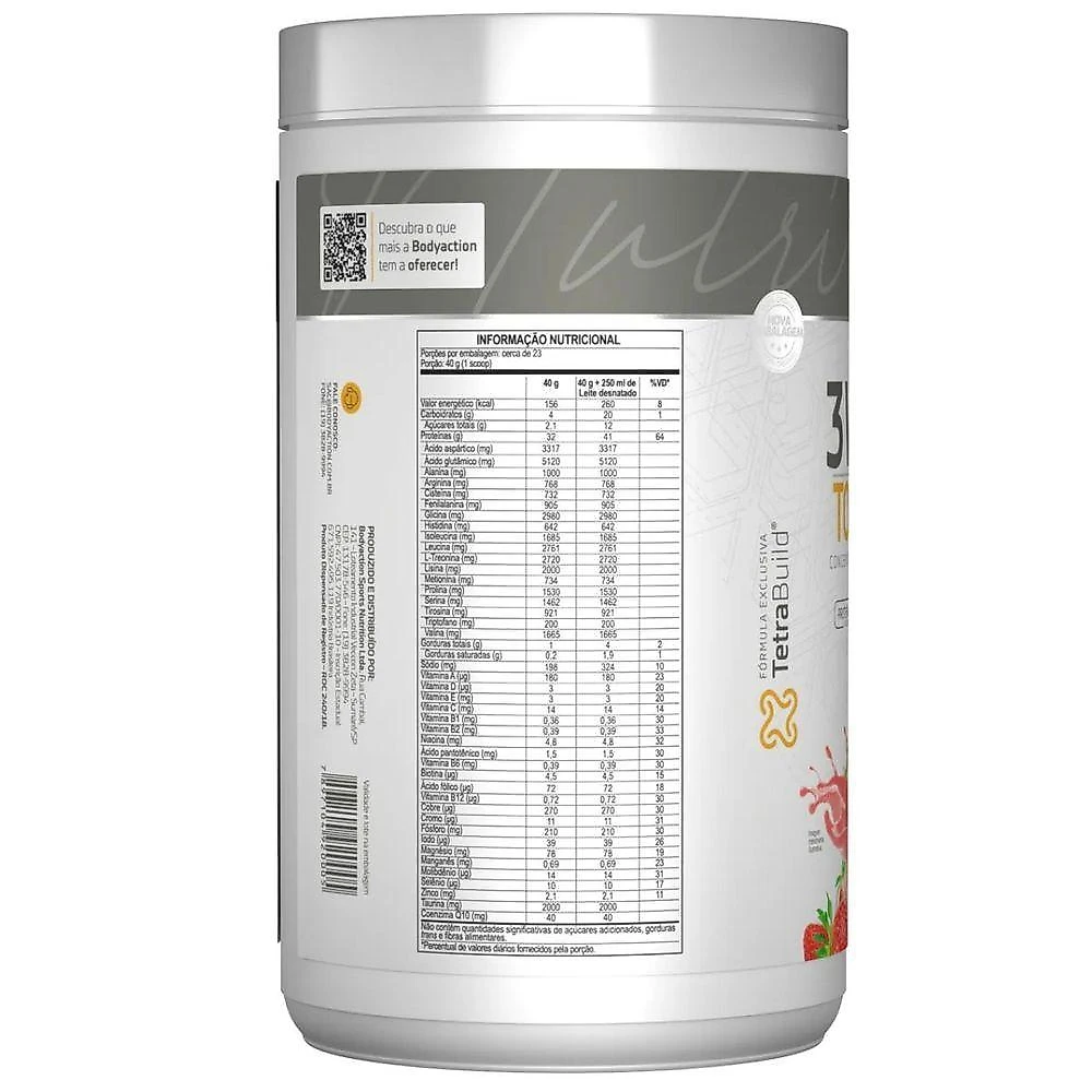 Kit 2 3whey Top Taste 900g Concentrado Isolado Hidrolisada Sabor Baunilha