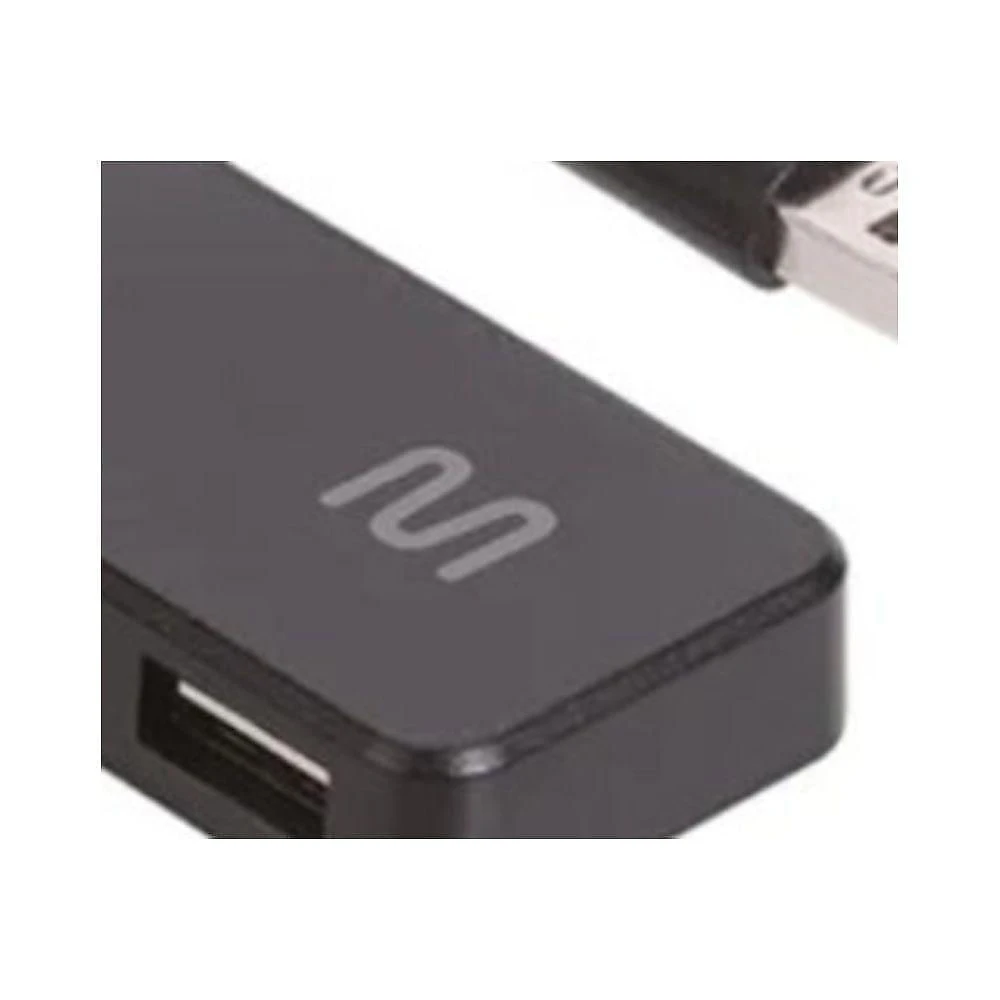 Hub USB AC443 com 4 Portas USB 2.0 Taxa de Transferência 480Mbps Preto Multi