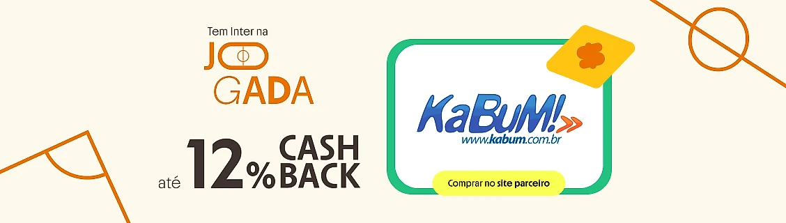KABUM! COM ATÉ 12% DE CASHBACK