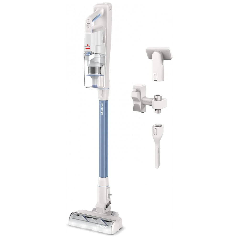 Aspirador Sem Fio BISSELL PowerClean 200W Autônomo com Escova sem Embaraçamento, Bateria Removível, Suporte de Parede, Ferramenta de Estofamento