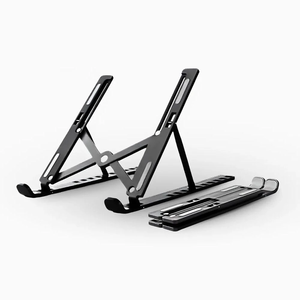 Suporte para Notebook Ajustável em Altura Ergonômico Dobrável Universal Plástico Leve Utimix