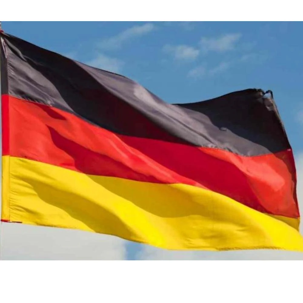 Miniatura Bandeira Da Alemanha 150X90 Cm Poliéster Oficial 2023
