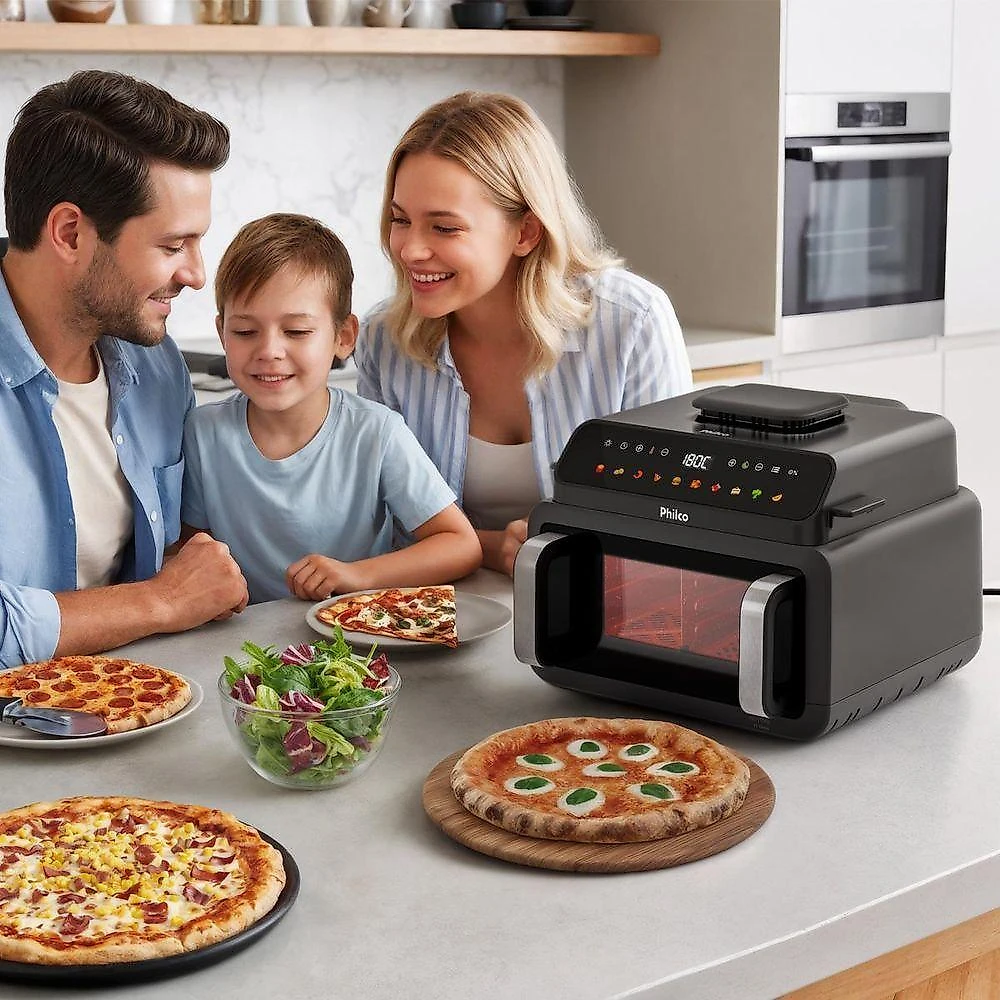 Air Fryer sem Óleo Philco PAF11C 11L 2100W Digital Preto 110V