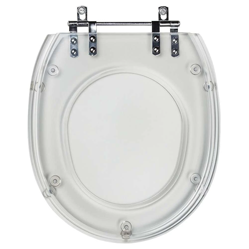 Tampa De Vaso Acrilico Transparente Aspen Para Bacia Deca 6lpf