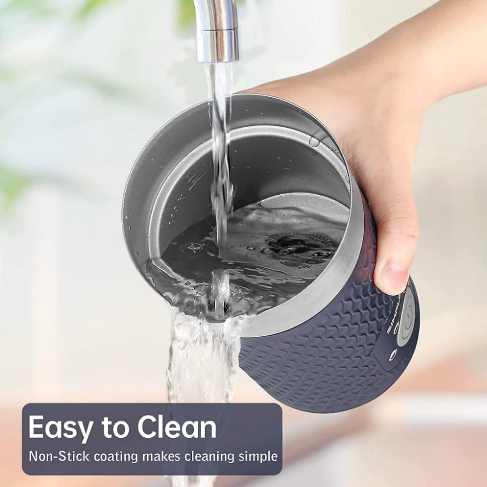 Espumador de Leite Elétrico 300 mL 4 em 1 com Modo Automático, 110V, SIMPLETASTE, Azul