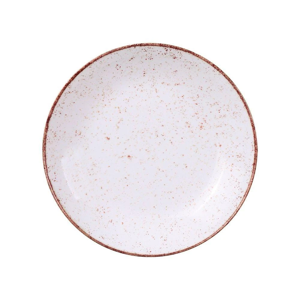 Prato Fundo Tramontina Rustico Marrom Maxforce Porcelana 25cm Tramontina