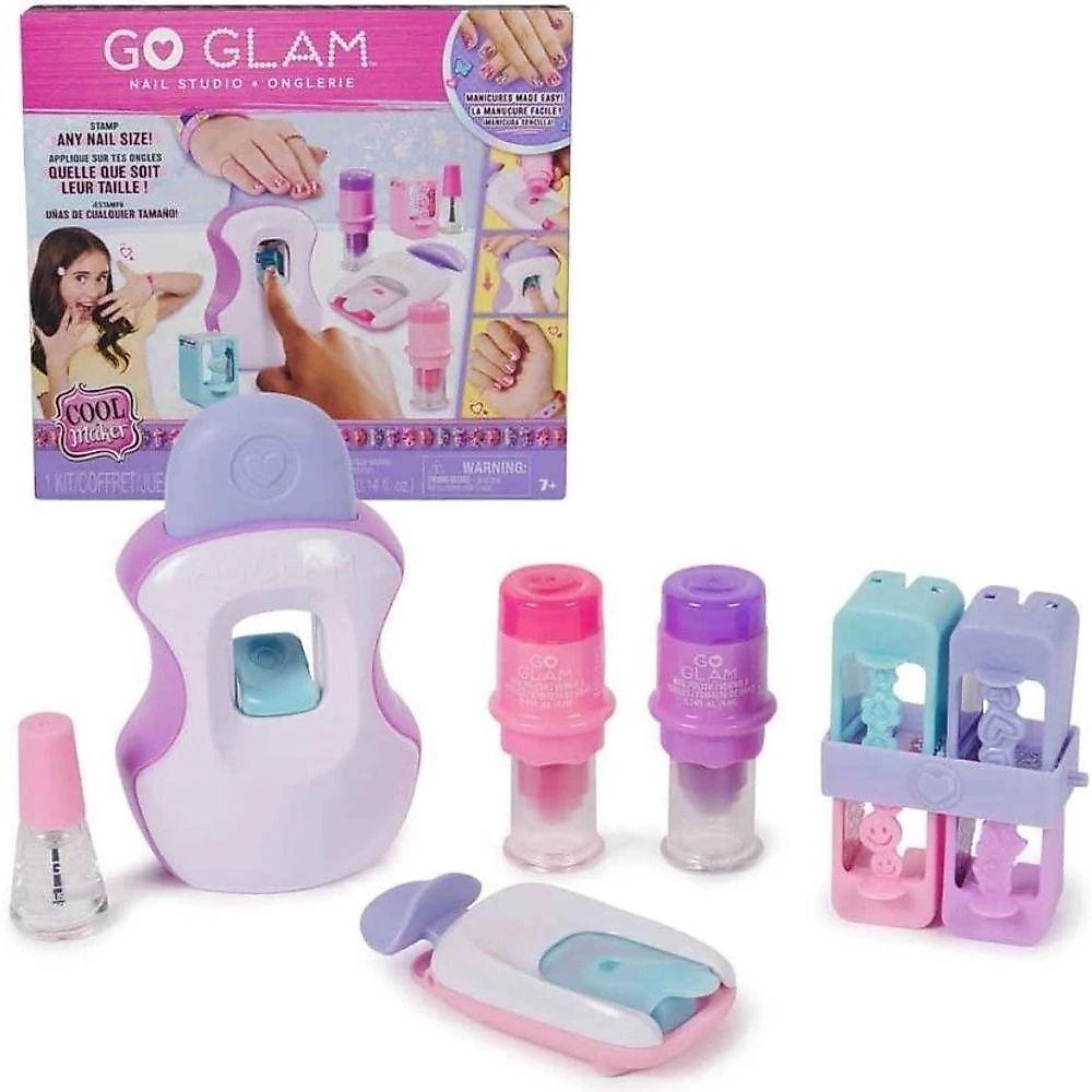 Decorador de Unhas 3106 com Cores Vibrantes Roxo Sunny Brinquedos 7 Acessórios