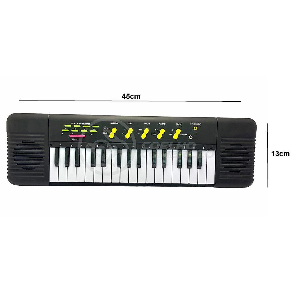 Mini Teclado Infantil 32 Teclas Musical Karaokê E Microfone