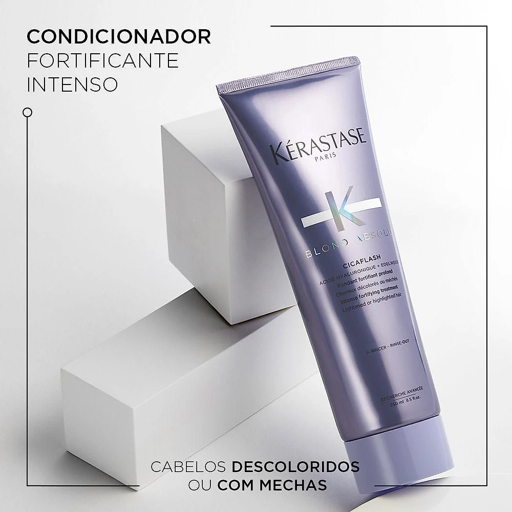 Tratamento fortalecedor kérastase - blond absolu cicaflash condicionador 250ml