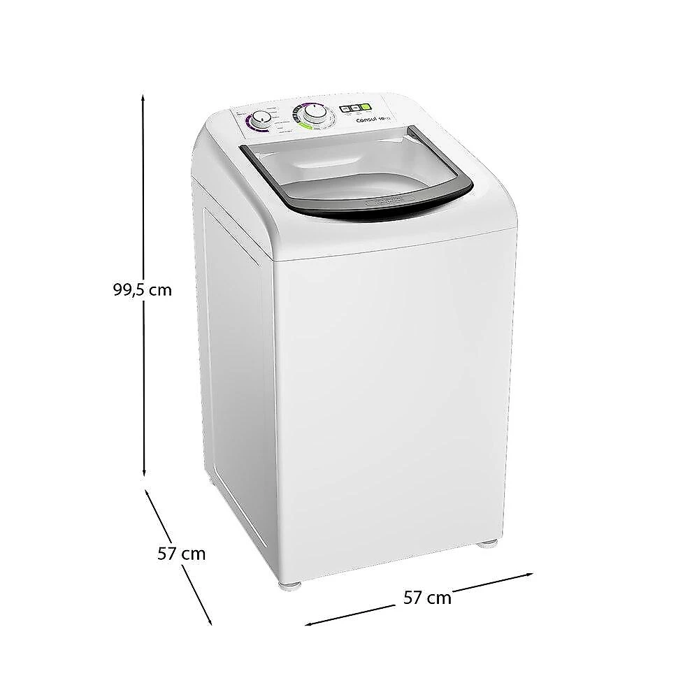 Máquina de Lavar Roupas Consul 10 Kg CWB10BB, Branca - 220 Volts