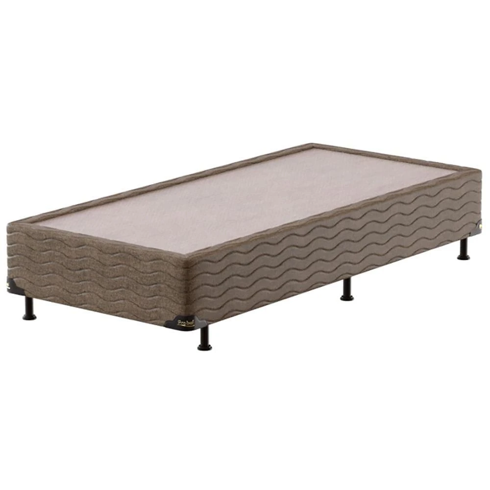 Base box para colchão solteiro probel oregon 26x88x188 cm - marrom