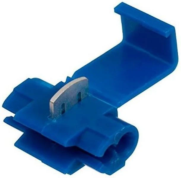 Miniatura 500Pçs Conector Derivação Emenda Cabos Fios Azul 1,5 A 2,5Mm