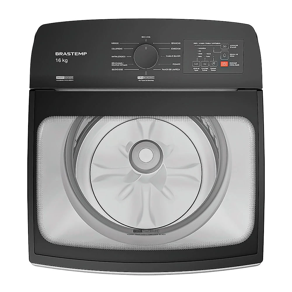 Máquina de Lavar BWF16AB 16Kg Tira Manchas Advanced Brastemp Branco - 110V