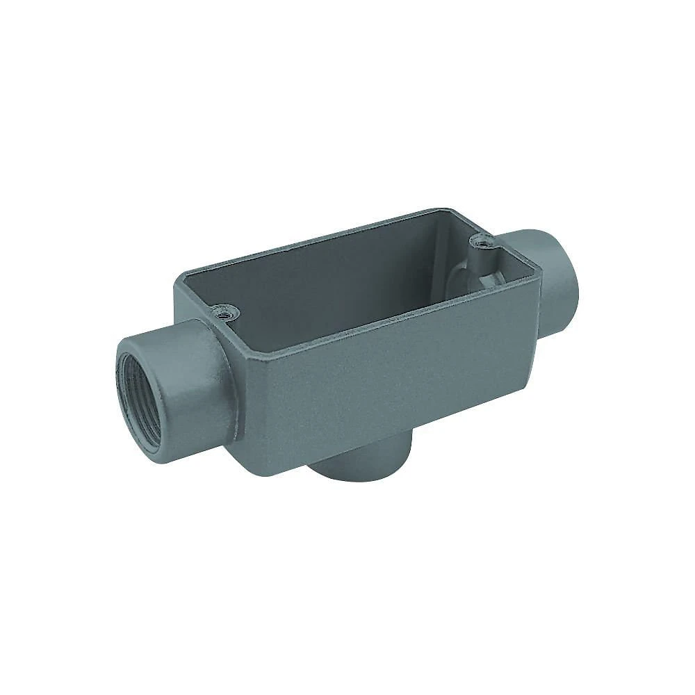 Caixa de Derivacao Fixa TBCSR-10 PVC Encaixe sem Rosca Cinza Wetzel 1-2"