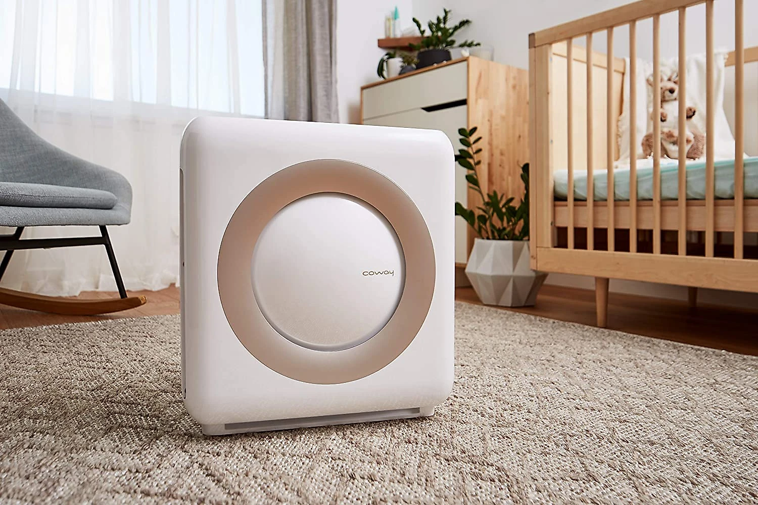 Purificador de ar Coway Mighty com True HEPA e Eco Mode
