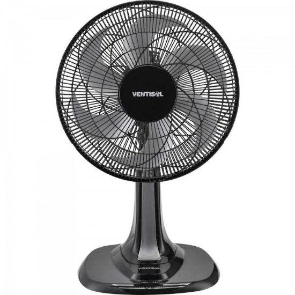 Ventilador De Mesa Ventisol Turbo 6 30cm Preto-cinza 220V
