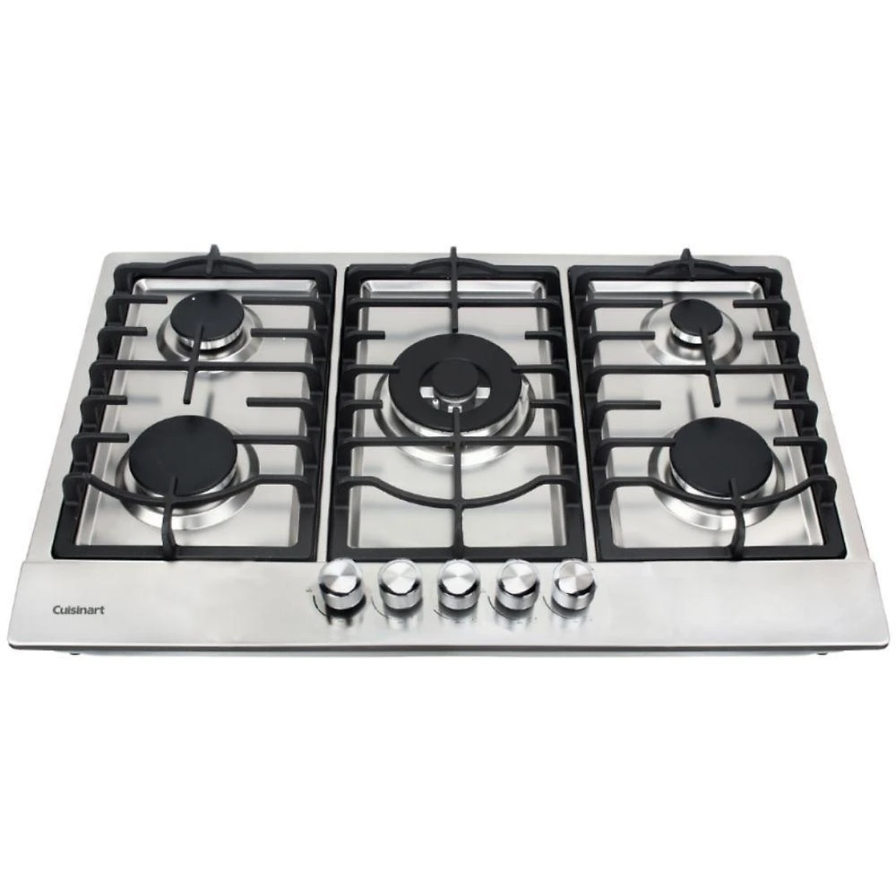 Cooktop A Gás Cuisinart Casual Cooking 5 Bocas 76cm Inox 220v 4093180002
