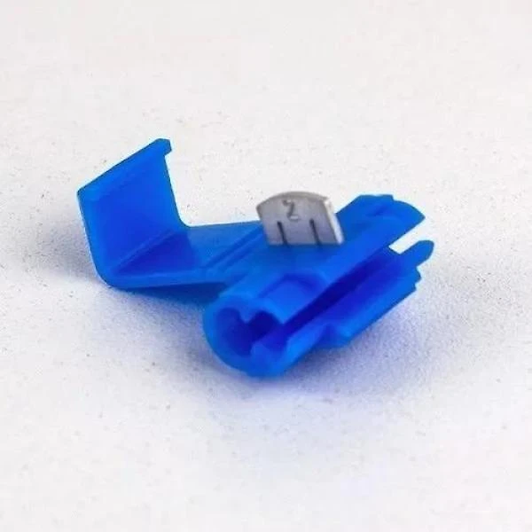 Miniatura 500Pçs Conector Derivação Emenda Cabos Fios Azul 1,5 A 2,5Mm