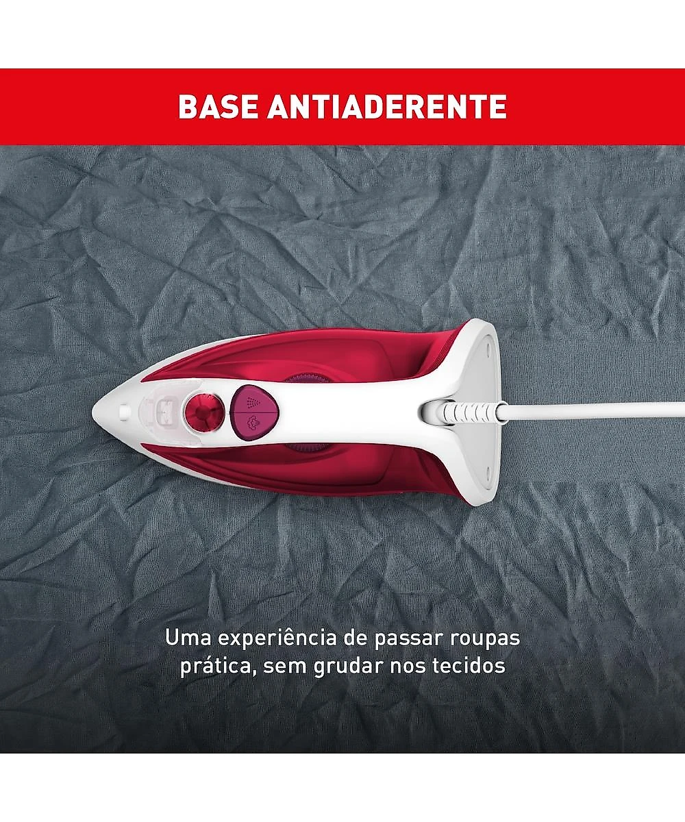 Ferro a Vapor Arno Essentialgliss com Base Antiaderente FMQ