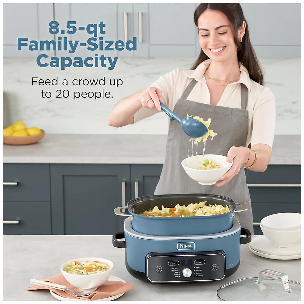 Panela Multifunção Ninja MC2001 PossibleCooker Azul 9-em-1 8,0L 1400W 120V