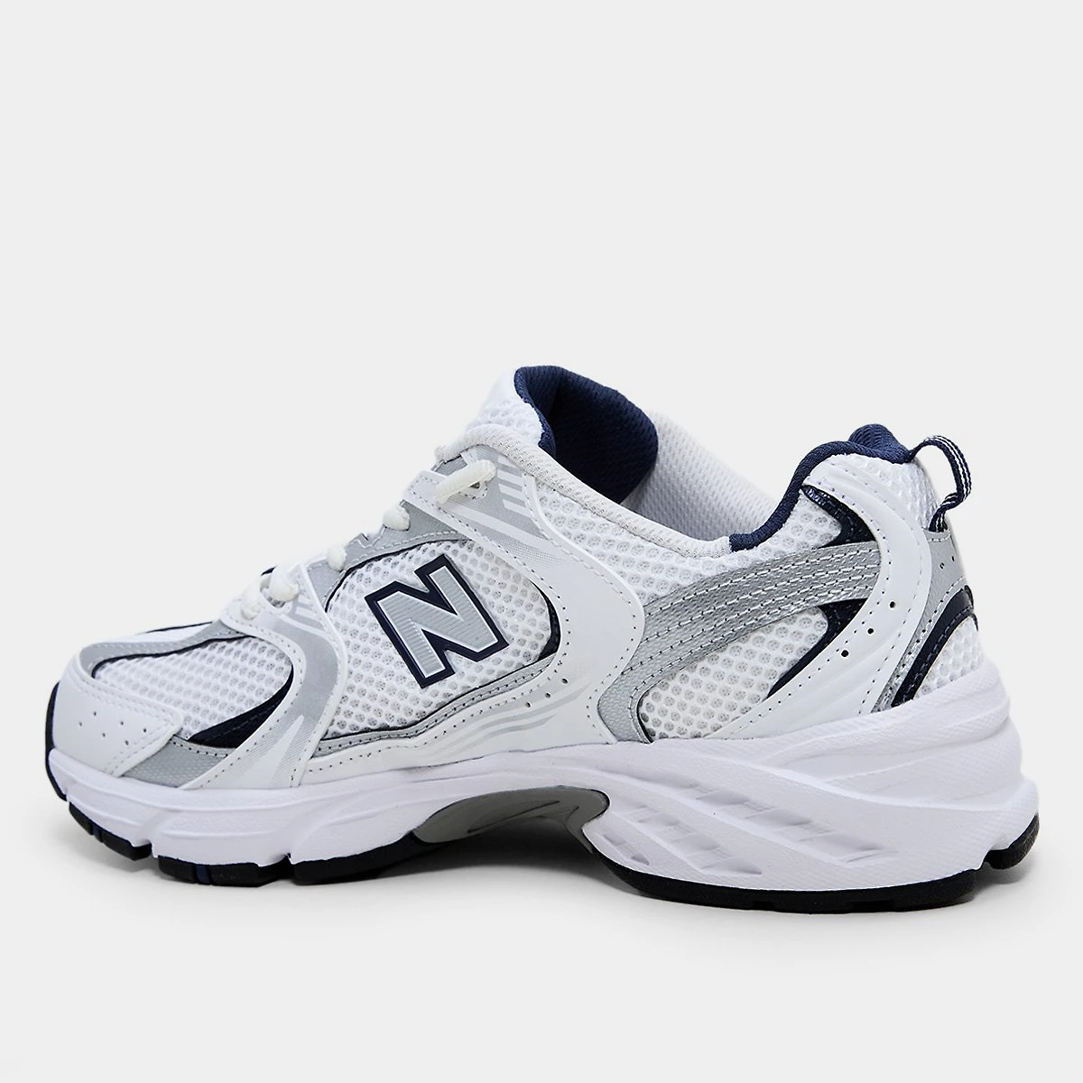 Miniatura Tênis New Balance 530 Branco+Marinho - 34