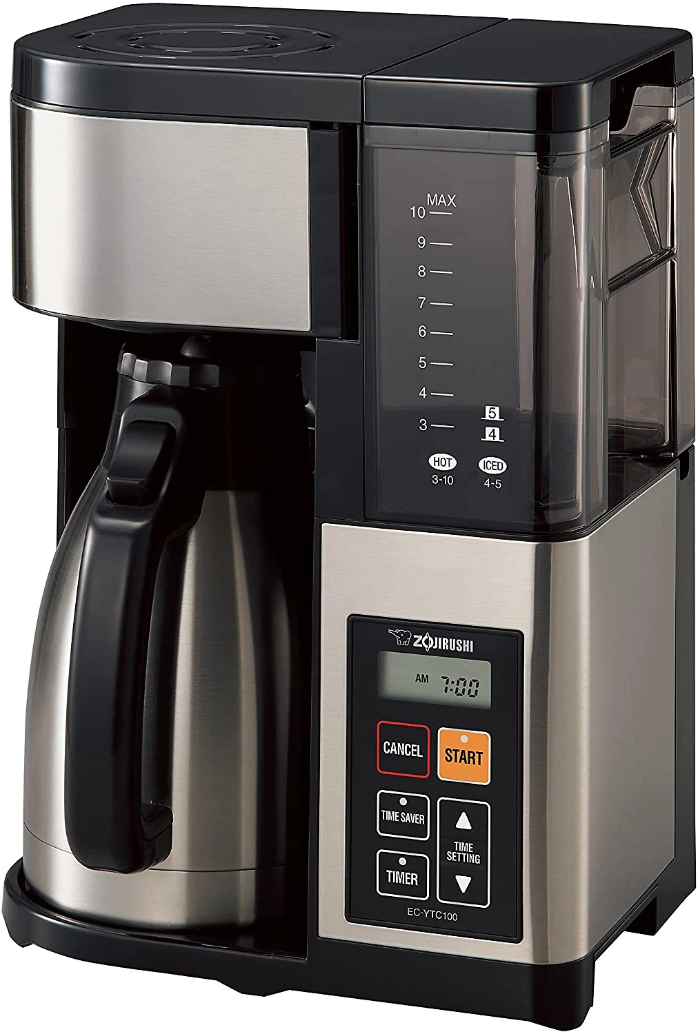 Zojirushi ECYTC100XB Cafeteira Programável 24L com Tela LCD