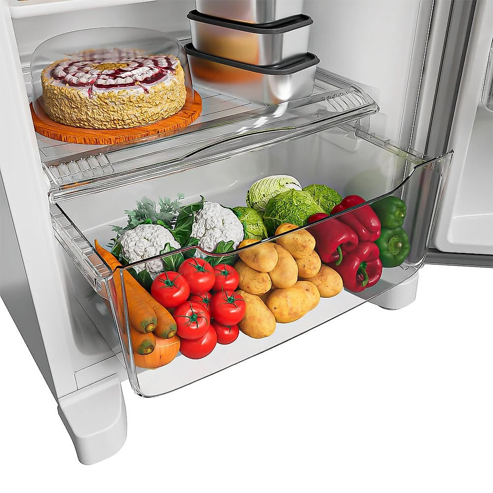Geladeira CRM40MB 333L Frost Free Duplex Consul 170,5 - 333 - A - Branco - Automático - 12 Meses - LED - 62,2 - 58,5 - 110V