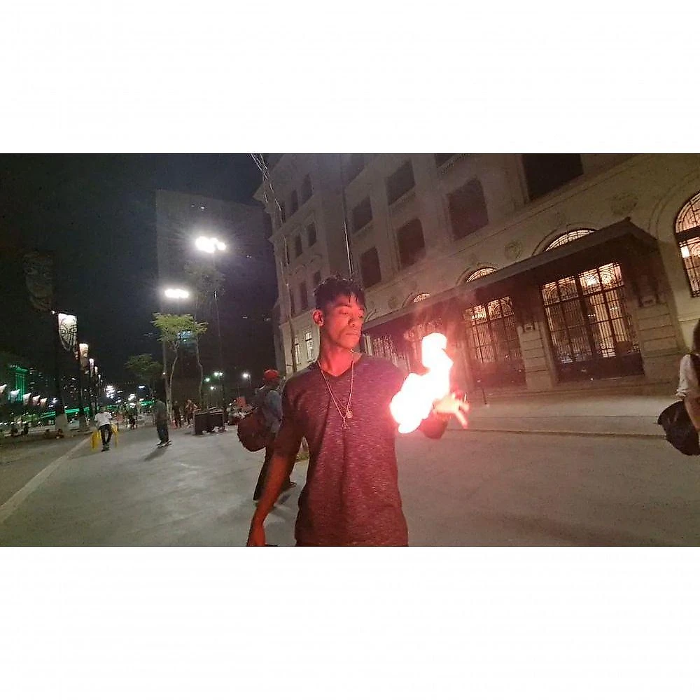 Mágica Flaming Business Card Wallet Carteira De Cartao De Visita Em Chama