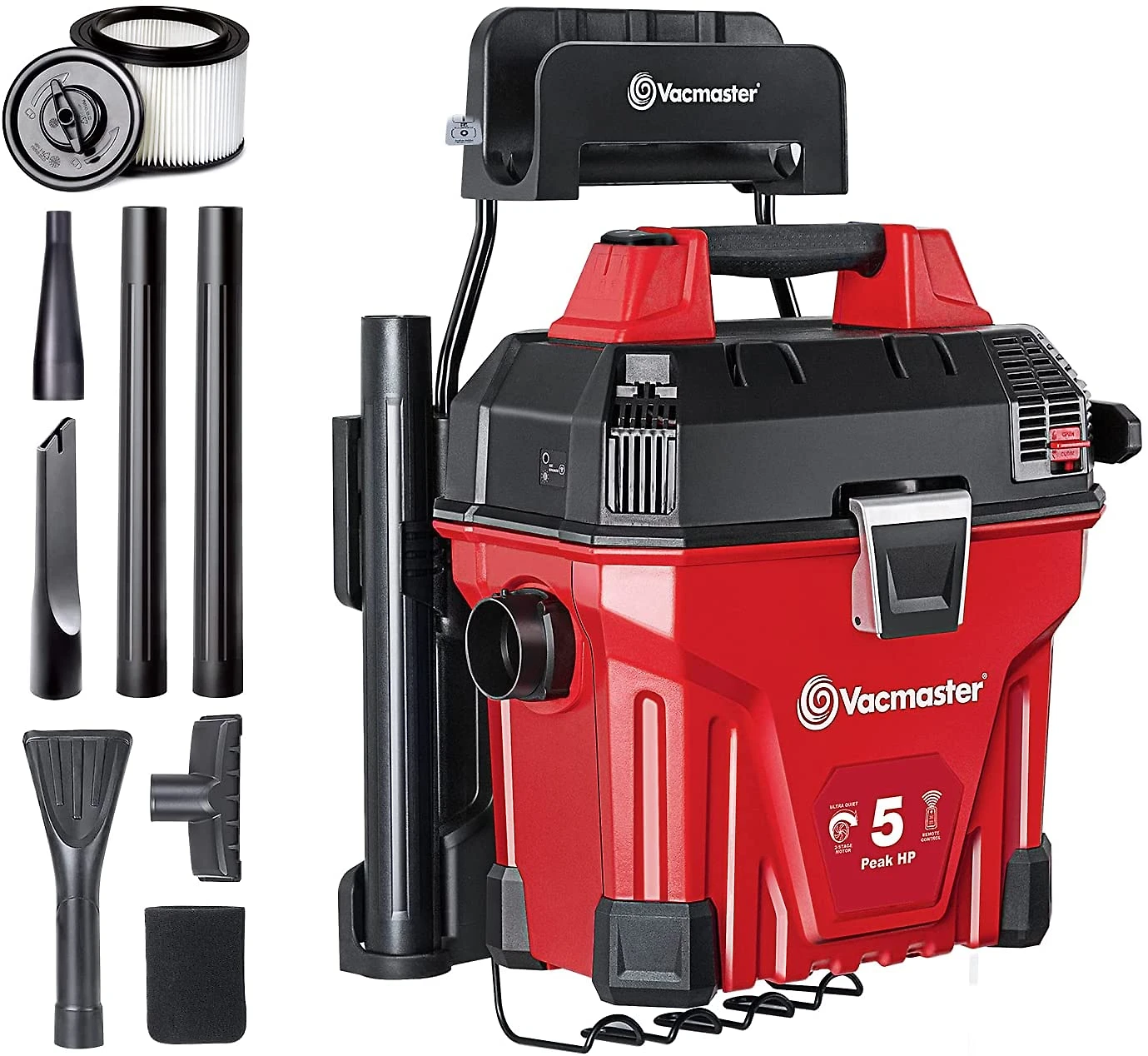 Vacmaster Aspirador de Pó Seco e Úmido 18L com Controle R