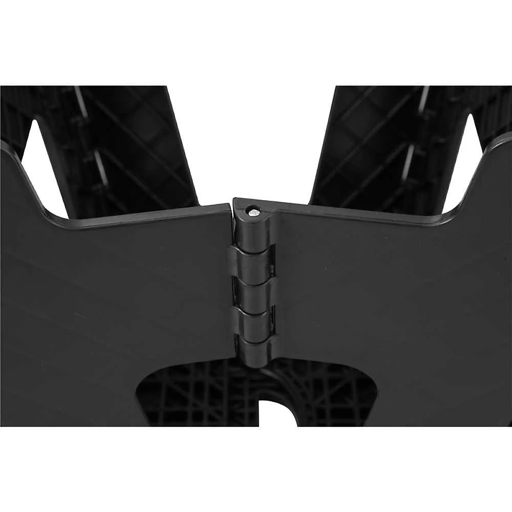 Banqueta plástica dobrável 360 mm preta vonder