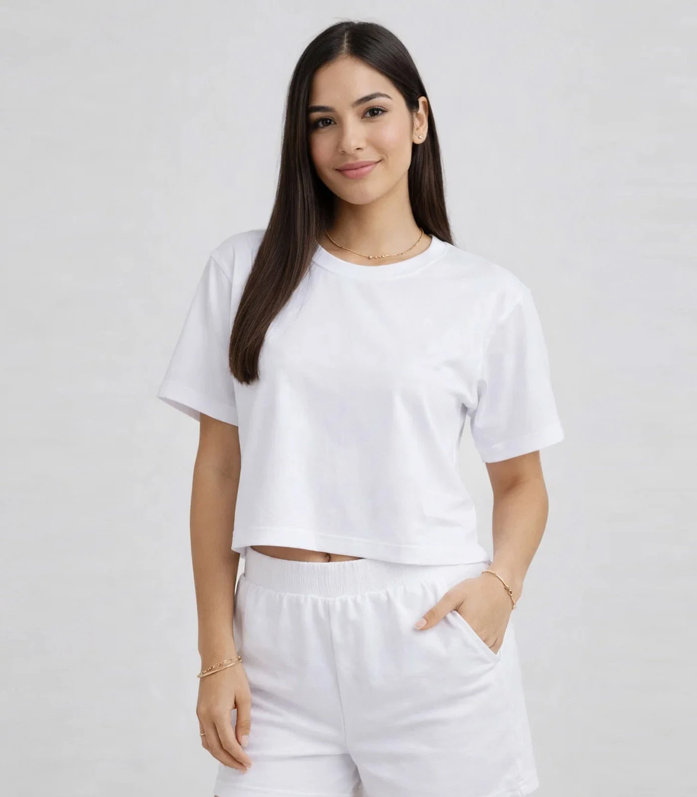 Blusa Feminina Com Recorte Nas Costas Infinita Cor Branco