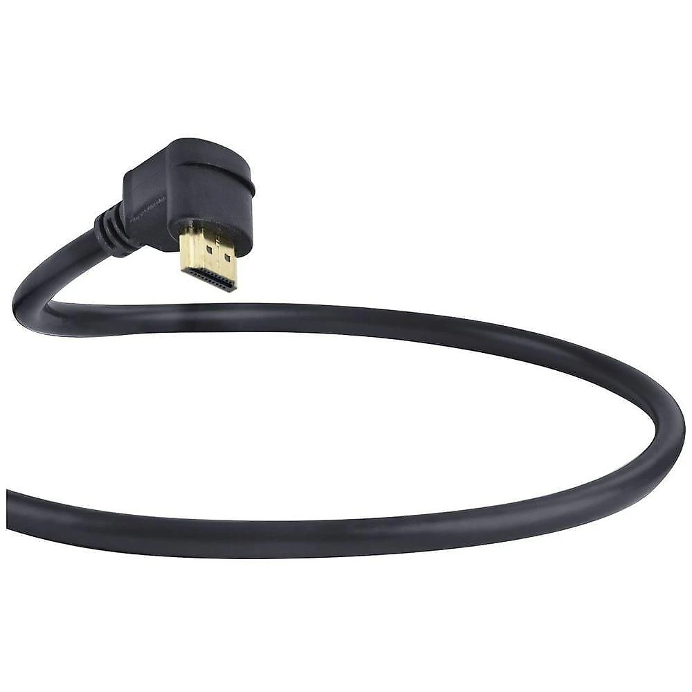 Cabo Hdmi 2.0 4k Ultra Hd 3d 90o 2m Vinik com Ethernet para Tv e Console