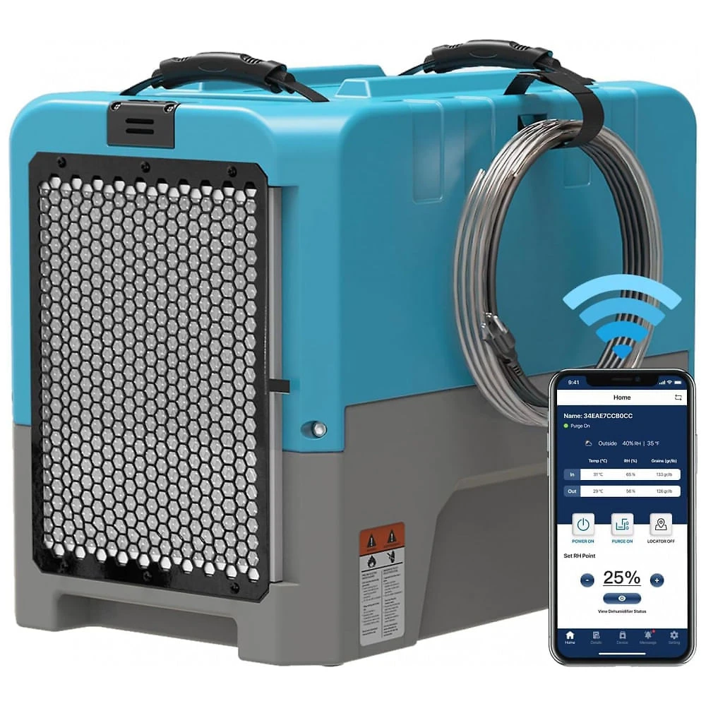Desumidificador Comercial Inteligente ALORAIR LGR WiFi de até 85 litros com Bomba