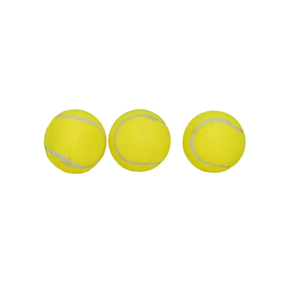 Kit com 3 brinquedos para cães em forma de bola de tênis - ringo