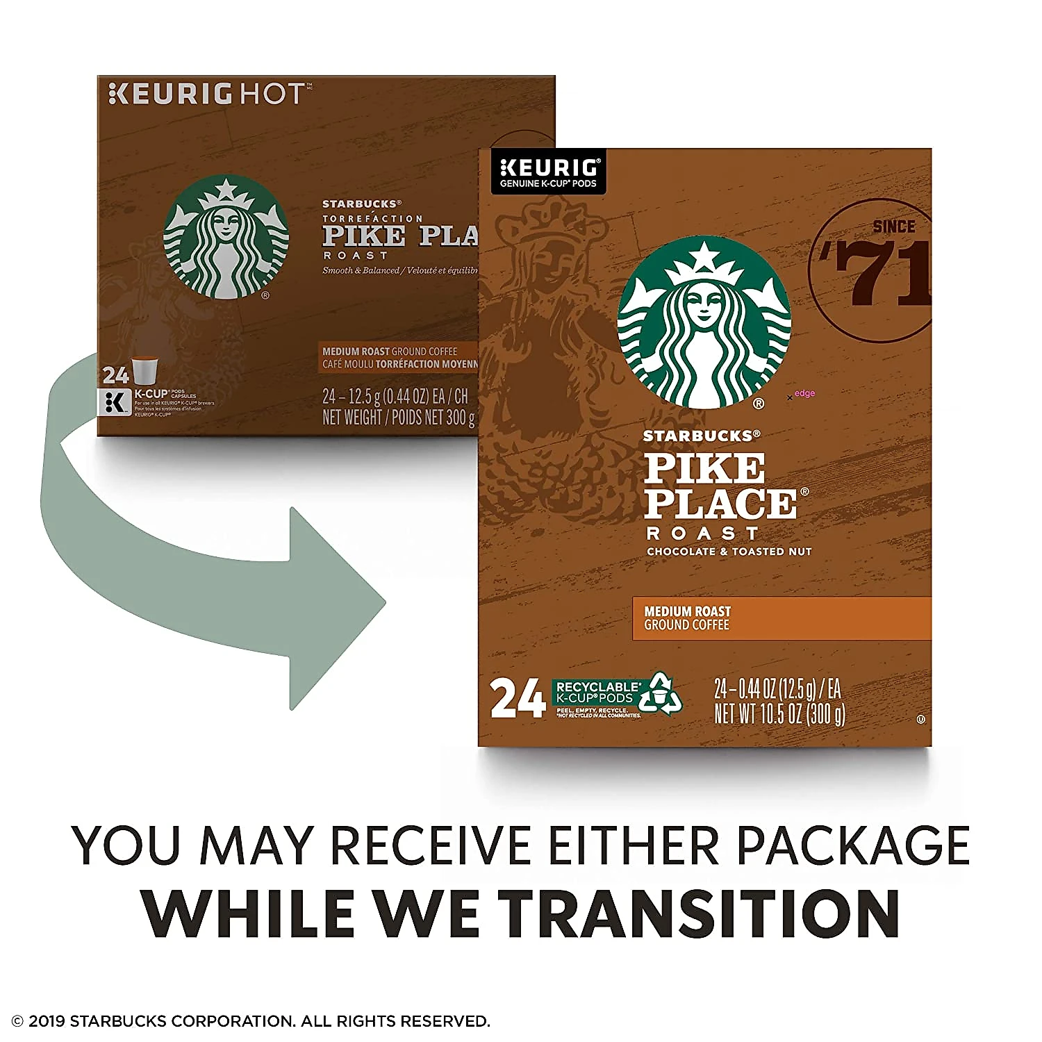 Keuring Kcup Starbucks Café Torra Média Pike Place 96u