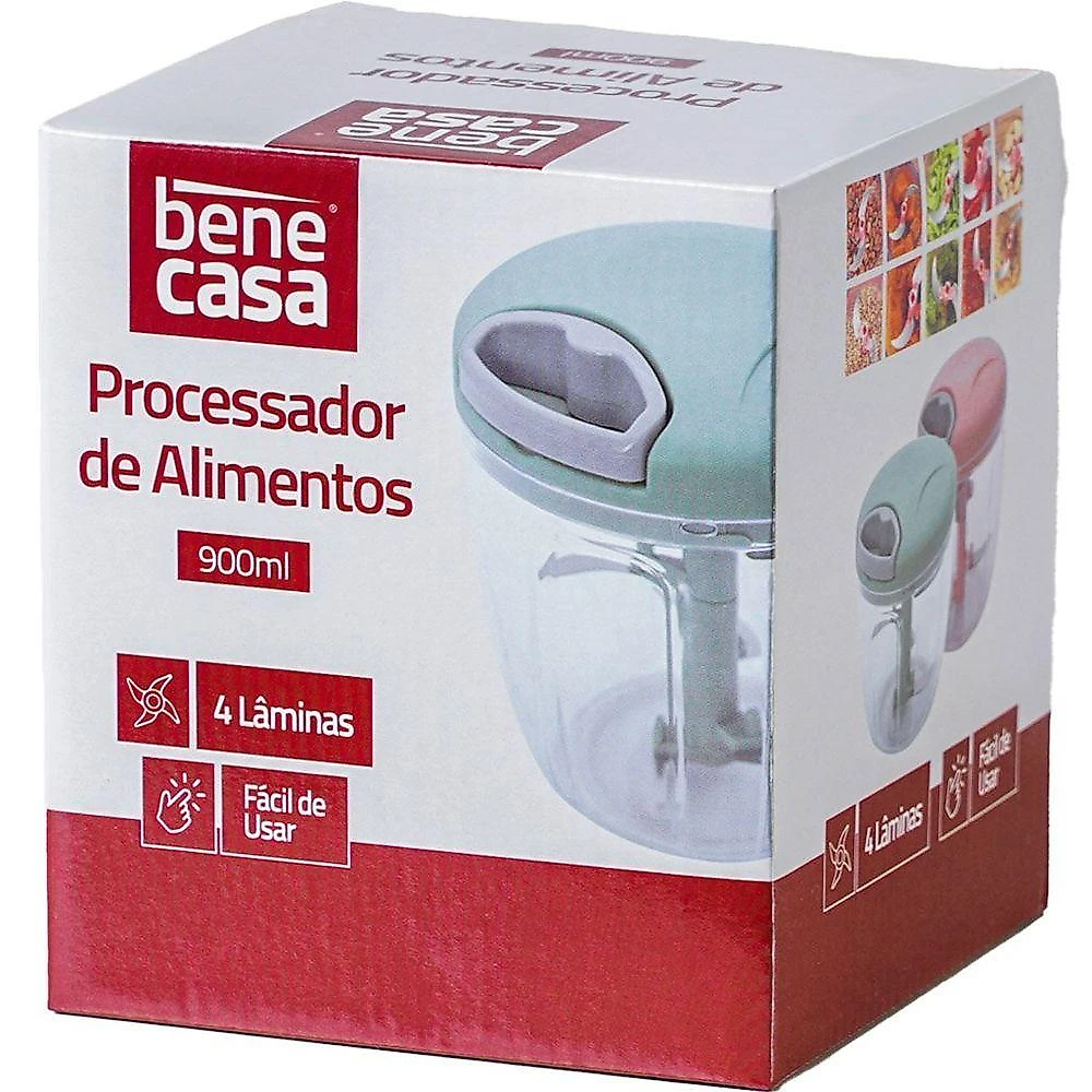 Processador De Alimentos Manual 4 Laminas 900ml