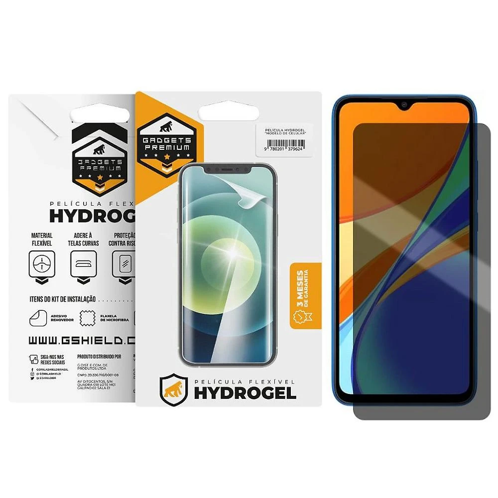 Película para Xiaomi Redmi 9C -Privacidade Hydrogel- Gshield