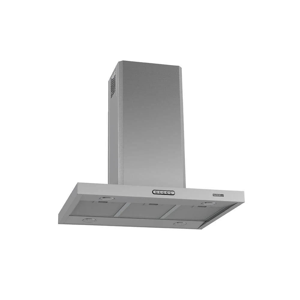 Coifa Ilha Retangular 75Cm 3 Velocidades Inox Inox 220V