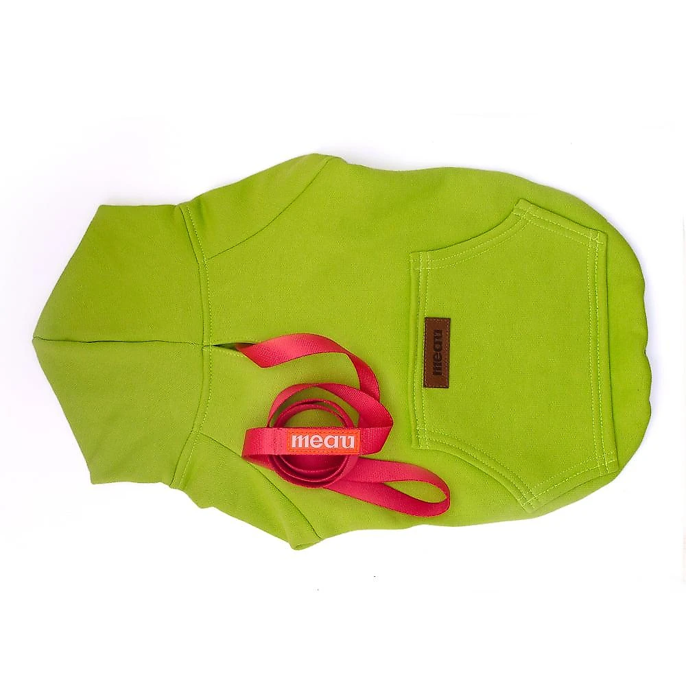 Moletom com Capuz Meau Verde Citrus - Tam. 03