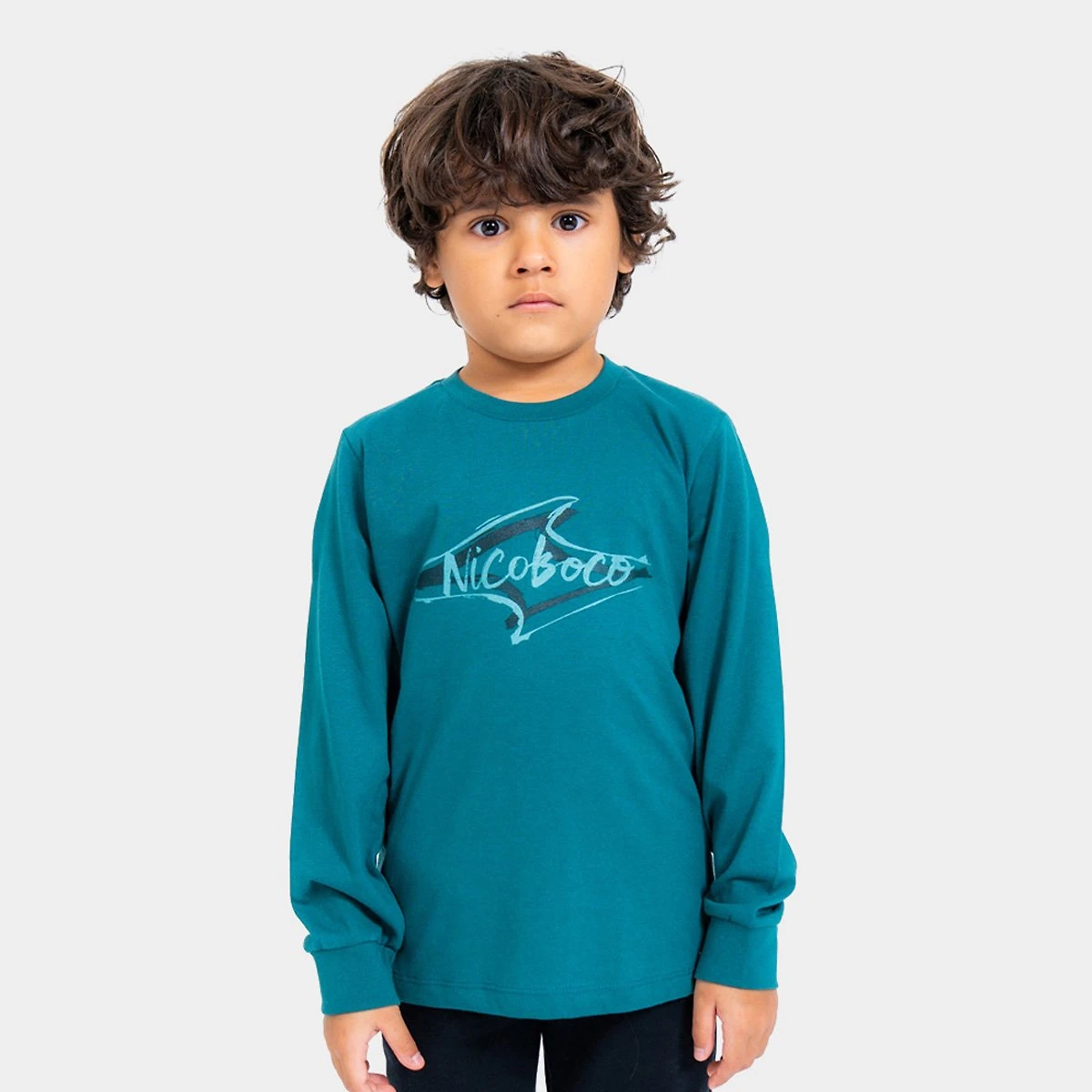 Camiseta Manga Longa Infantil Nicoboco Harmony