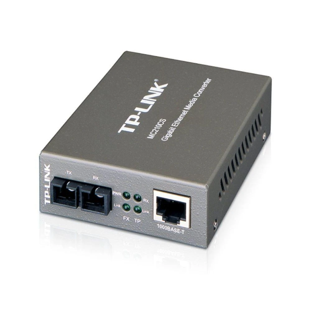 Conversor de Mídia Gigabit de Modo Único MC210CS Monomodo TP-Link