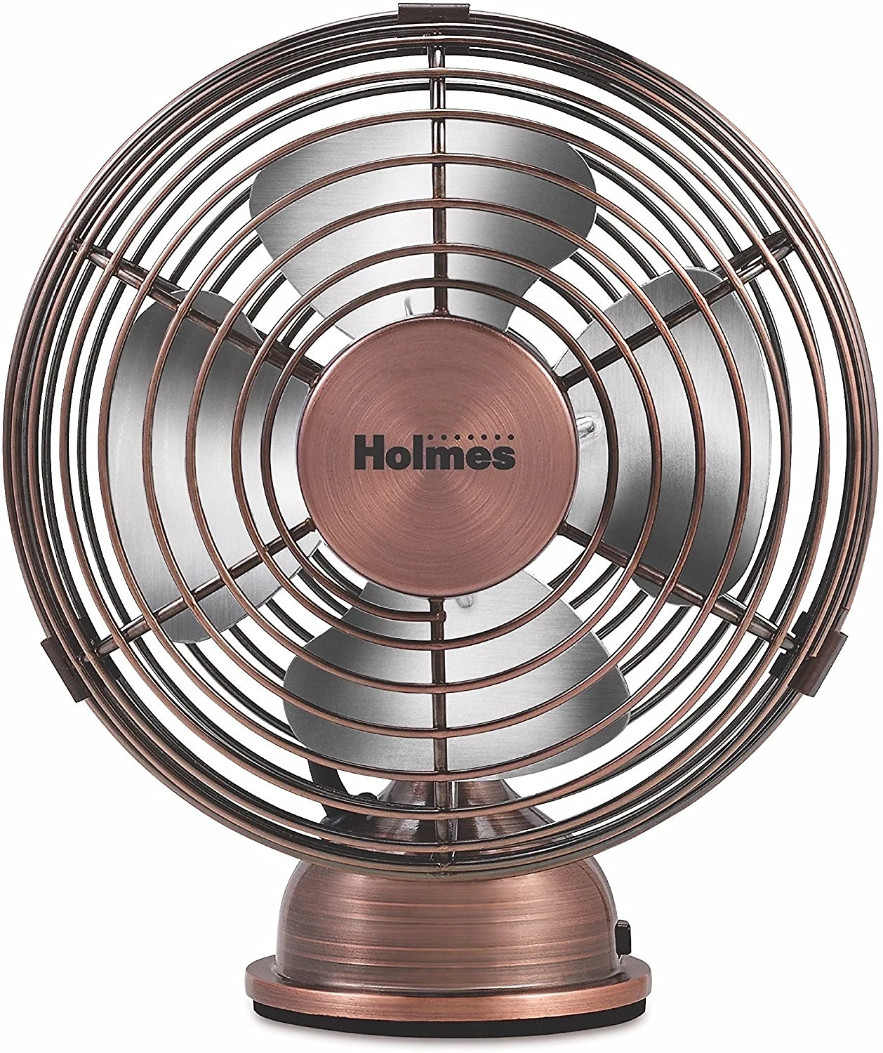 Holmes Ventilador de Mesa, mini, 15 cm, 25 W, 110v, cobre.