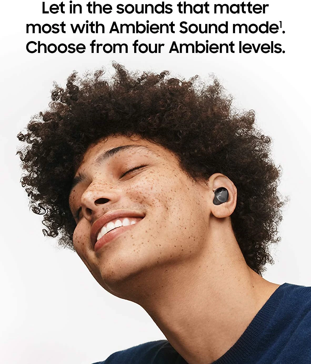 SAMSUNG Fone de Ouvido sem Fio Earbuds Bluetooth cCancelamento de Ruídos Preto