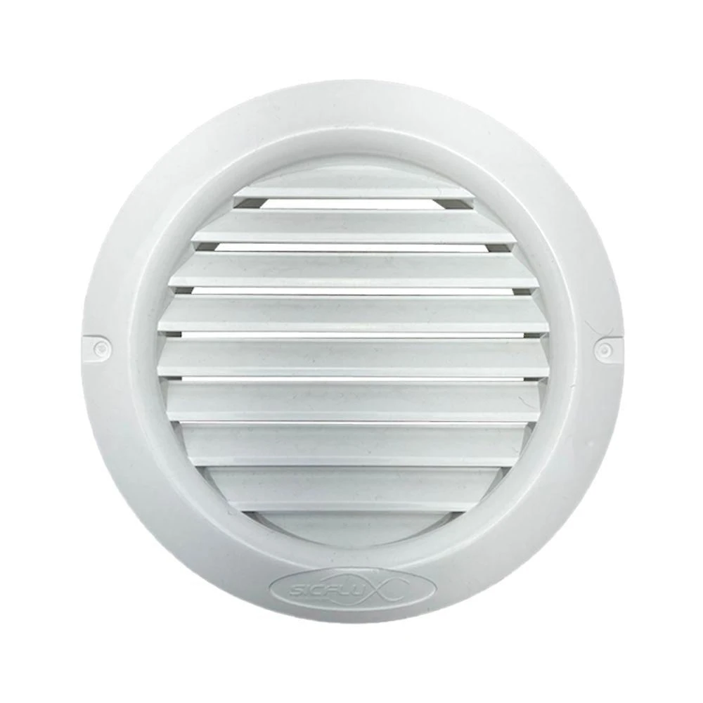 Grade Redonda 100mm 4" Veneziana Ventilação Exaustão Grelha