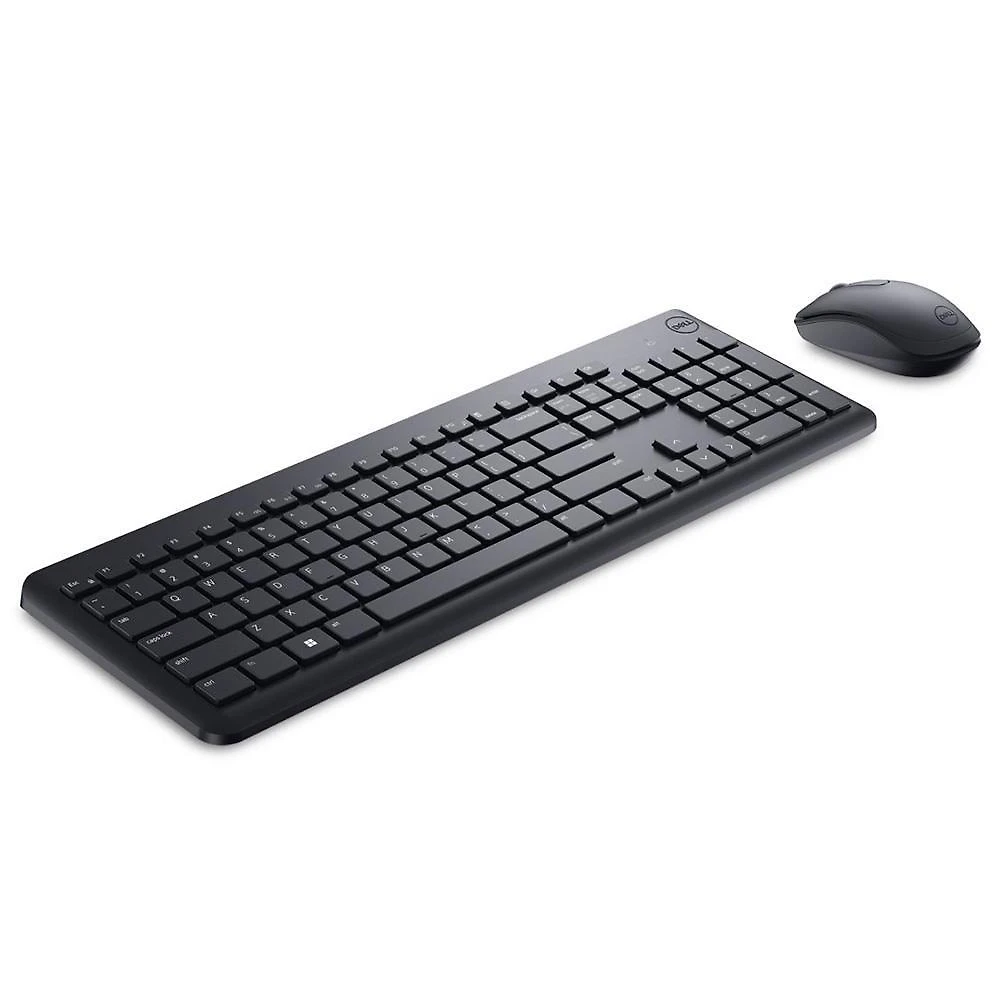 Miniatura Teclado e Mouse Sem Fio Dell KM3322W, USB, ABNT2, Preto - 580-BBBB