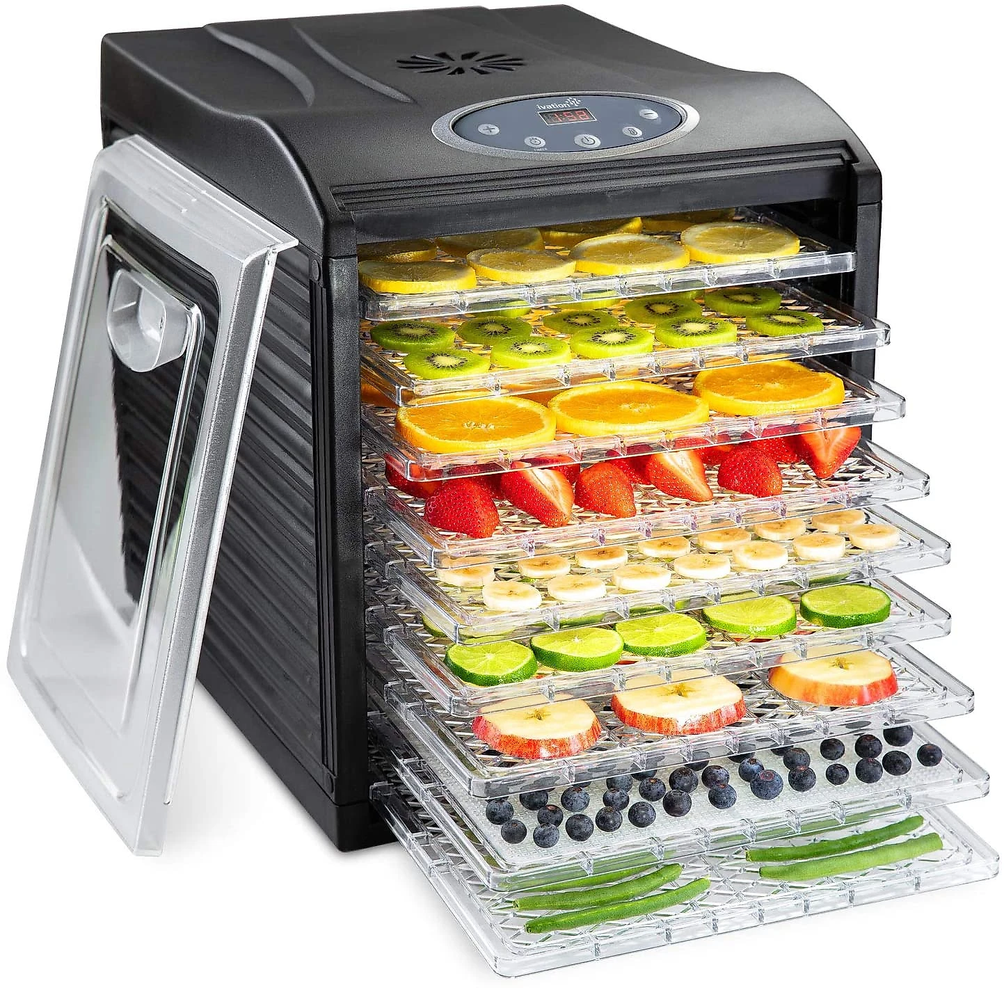 Ivation Desidratador de Alimentos 9 Bandejas Preto 110V