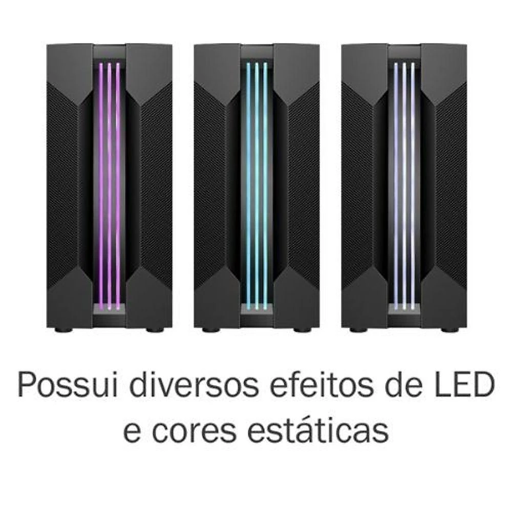 Gabinete Gamer Kmex Cg-01a9 Led Rgb - Bifrost Vi