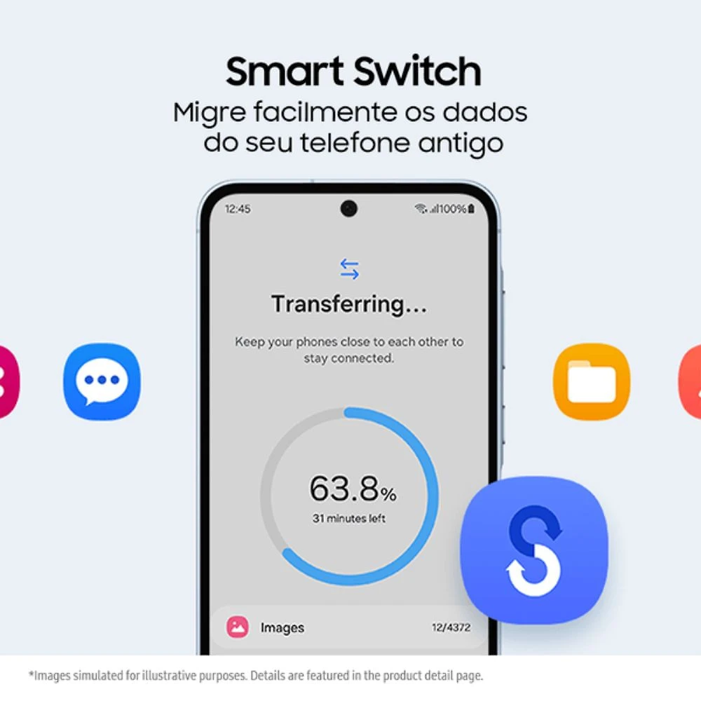 Miniatura Usado: Samsung Galaxy A55 5G 256GB Azul Escuro Excelente - Trocafone