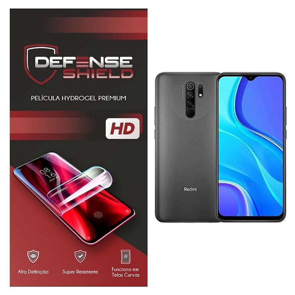 Pelicula Hydrogel Premium Proteção Frente + Verso Para Xiaomi Redmi 9 Defense Shield